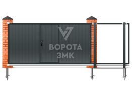 Ворота откатные 8 м 8000×3000 ЗМК-8109