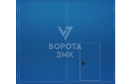Противопожарные ворота 3500×5000 ЗМК-4880