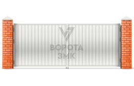 Двупольные ворота 2500×1750 ЗМК-4905